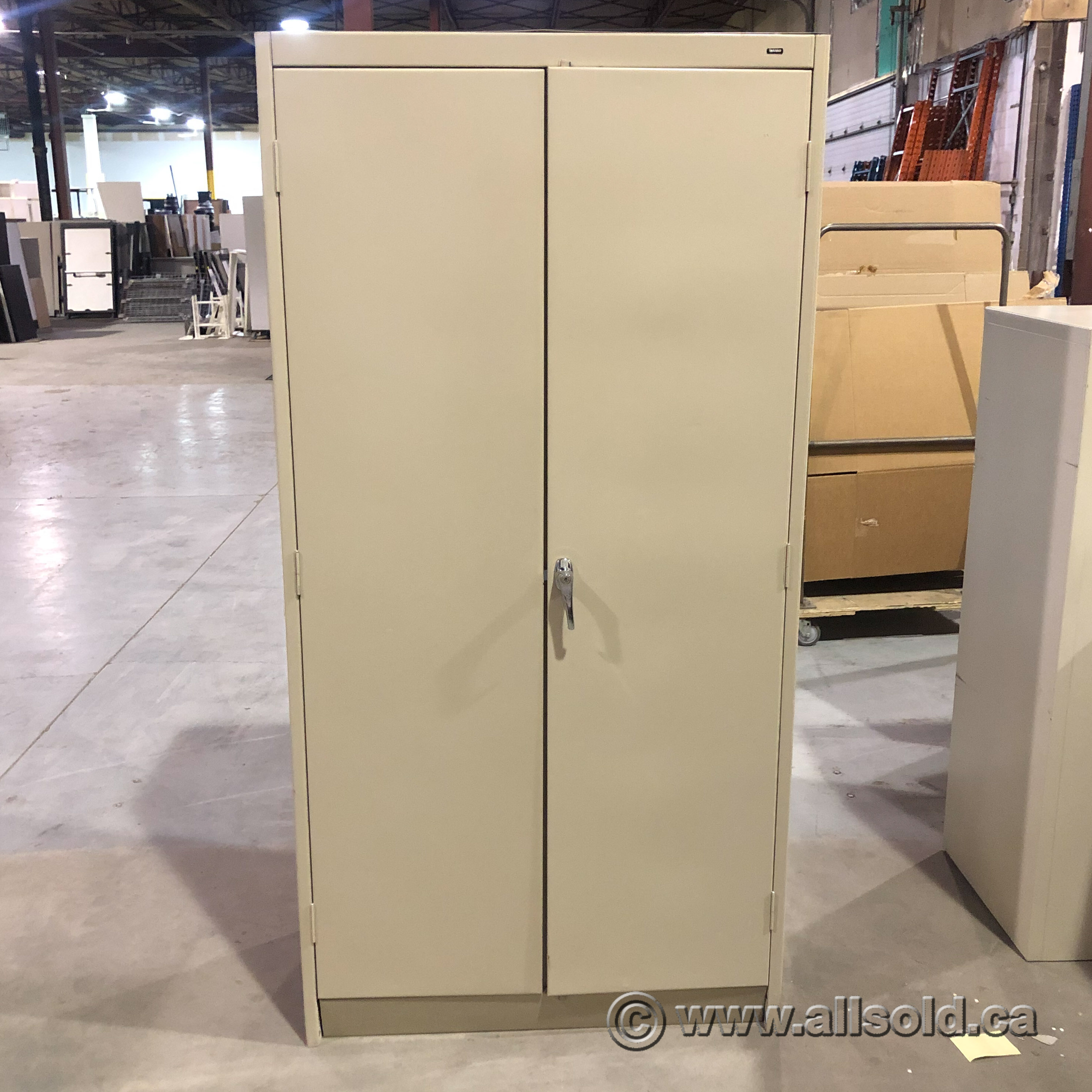 Beige 2 Door Storage 72" Tall Allsold.ca Buy & Sell Used
